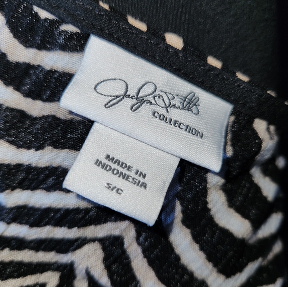 Jessica Simpson Zebra Print Top Size S - Picture 2 of 2